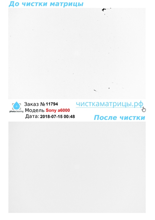 Чистка матрицы Sony a6000 Чистка матрицы Sony a6000