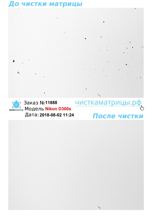 Чистка матрицы Nikon D300s Чистка матрицы Nikon D300s